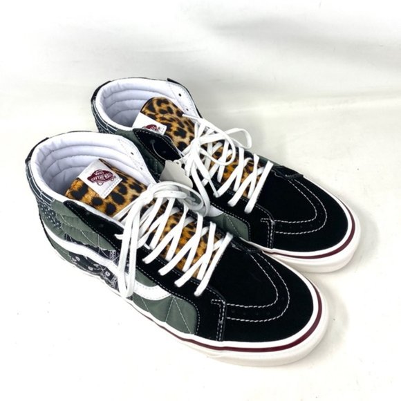 VANS Sk8-Hi 38 DX PW Sneaker Anaheim Canvas Suede Black Multi Men VN0A54FB9GU - Picture 6 of 8